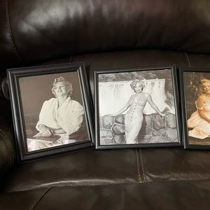 Three Marilyn Monroe frames